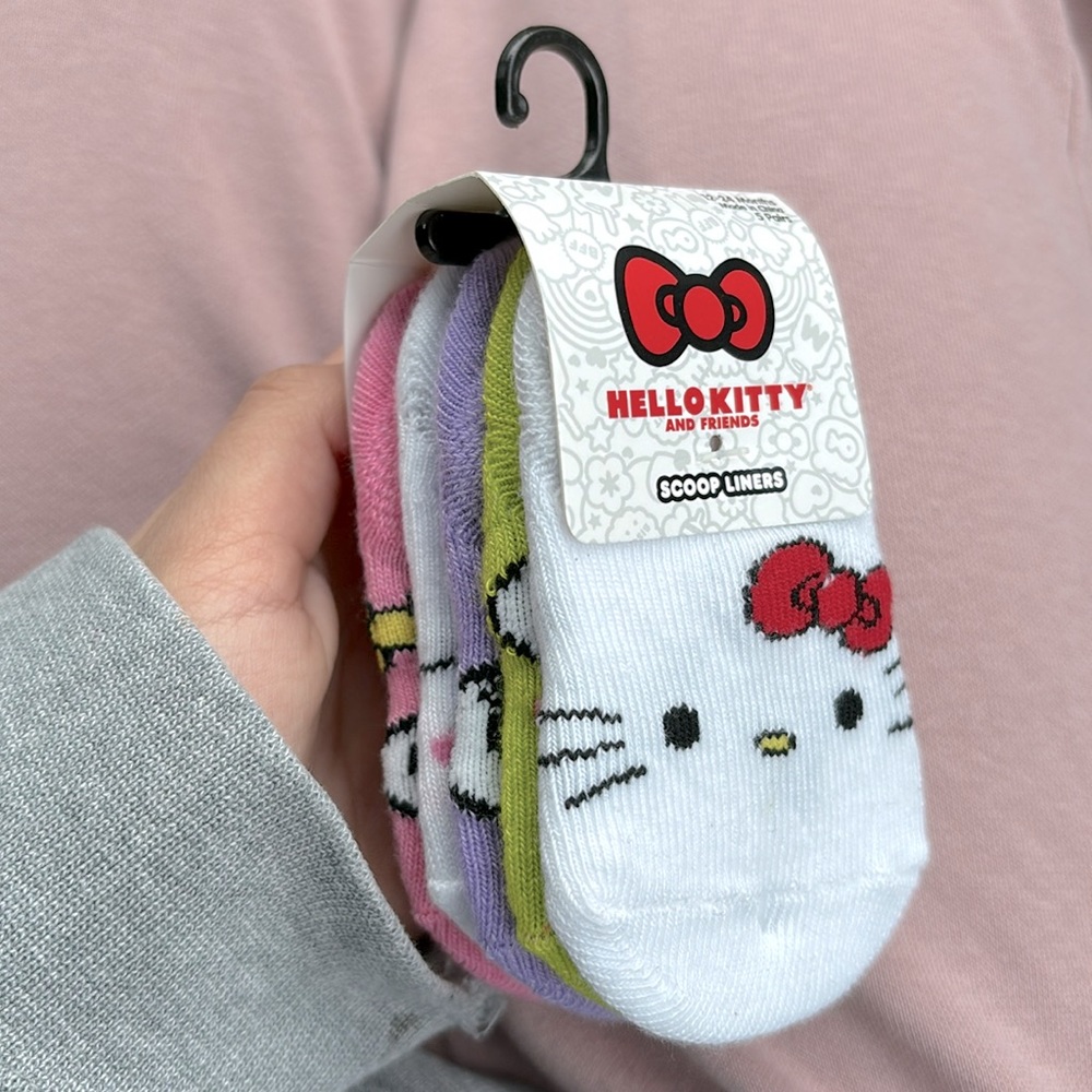 Hello Kitty and Friends | Baby Scoop Liner Socks 5 Pairs